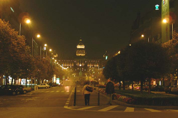 Wenceslas Square from Mustek